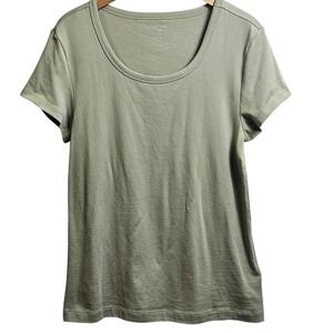 Amazon Essentials Sage Green Scoop Neck Short Sleeve Tee Shirt XL AE6162_M2